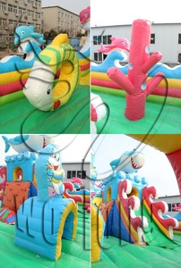 Chất lượng cao <span class=keywords><strong>Inflatable</strong></span> đồ chơi ngoài trời, <span class=keywords><strong>Inflatable</strong></span> lớn trượt (CE, en14960 và EN71 được phê duyệt) với tốt nhất 0.55 mét Bạt PVC Plato - Product Image 6