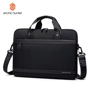 Maletín para Portátil Arctic Hunter, Unisex, de Lujo, <span class=keywords><strong>Ejecutivo</strong></span>, Impermeable, de Alta Calidad, para Oficina, con Correa de Hombro Suave, de Poliéster, para Uso Profesional - Product Image 1
