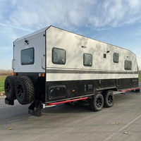 Remorques de camping-car de caravane standard de luxe pour 4x4 camping-car extérieur camping-car camion d'expédition de camping-car durable pour le voyage