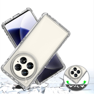 3 in1 Chống Sốc Tinh Thể Trong Suốt Acrylic Rõ Ràng Cứng <span class=keywords><strong>360</strong></span> Đầy Đủ Cơ Thể Điện Thoại Trường Hợp Bìa Cho Infinix Zero 40 4G 5G - Product Image 3