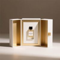 Boîte en carton premium magnétique pour soins de la peau réutilisable OEM, vente en gros de flacons de lotion, emballage de boîte avec insert en EVA