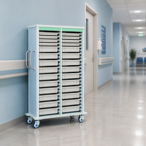 Chariot médical HOCHEY à prix abordable, chariot à <span class=keywords><strong>pharmacie</strong></span> multi-tiroirs en ABS pour clinique et <span class=keywords><strong>pharmacie</strong></span> - Product Image 4