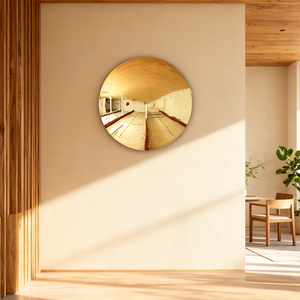 Plafond et décoration murale de <span class=keywords><strong>miroir</strong></span> convexe en acier inoxydable moderne pour les villas de <span class=keywords><strong>chambre</strong></span> à coucher Technique de coulée Thèmes d'amour et de musique - Product Image 5