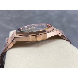 Reloj Mecánico de Buceo de Súper Calidad, Resistente al Agua, 41 mm, Fábrica THB, Movimiento 3132, 15412, Esqueleto con Diamantes Arcoíris - Product Image 5