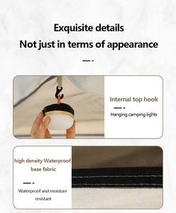Vente en gros Tente de camping en plein air, de voyage, de luxe, portable, pliable, automatique, étanche, moderne et de haute qualité pour adultes pour la famille - Product Image 4