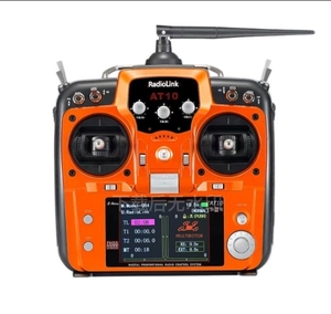 Émetteur RC <span class=keywords><strong>Radiolink</strong></span> <span class=keywords><strong>AT10II</strong></span> 12 canaux pour hélicoptère télécommandé avec contrôle de mixage programmable – Vente directe usine - Product Image 3