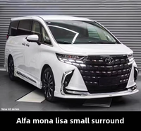 Nouveau kit de lèvre d'échappement style Mona Lisa pour Alphard Vellfire série 40 AH40 2023-2024 – Rétrofit/Amélioration