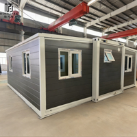 Maison conteneur préfabriquée de 40 pieds, mini-maison mobile prête à être expédiée, module de bureau modulaire pour hôtel et bâtiment résidentiel