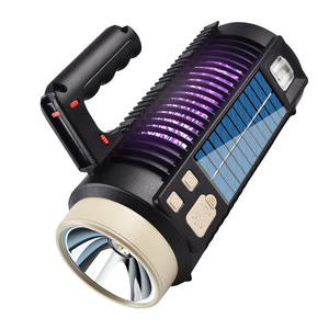 Led điện cầm tay đèn ánh sáng mạnh mẽ USB năng lượng mặt trời sạc muỗi bẫy Repellent ABS cơ thể IP65 cho đèn pin trong nhà ngọn đuốc - Product Image 1