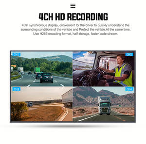 Sistema DVR Móvil 4G de 4 Canales 1080P con H265, IA, ADAS, DMS, GPS y WiFi para Camiones - ¡Venta Caliente! - Product Image 3