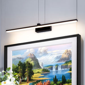 Mueble de Baño Minimalista con Espejo LED, Tocador de Aluminio, Gabinete con Espejo Antivaho y Resistente a la Humedad, con Lámparas de Pared con Luz Frontal - Product Image 3