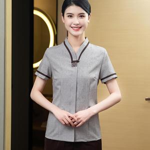 Uniforme da Lavoro Unisex per Personale Alberghiero, Camerieri e Pulizie, Personalizzabile con Logo Aziendale Ricamato - Product Image 4