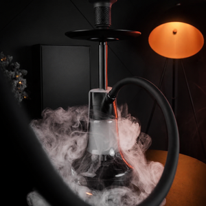 Cachimba Compacta de Acero Inoxidable con una Sola Manguera, Base de Vidrio Portátil, Set en Caja de Regalo para Bar, Salón, Hogar, Venta al por Mayor - Product Image 1