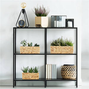 Cesta De Mimbre Azul Plana Ratan Yute Tejido Jacinthe D'eau Basekt Jacinto Agua <span class=keywords><strong>Panier</strong></span> Negro Blanco Pan <span class=keywords><strong>Mango</strong></span> Plano Fibra Tejida - Product Image 4