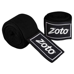 Bandages de boxe professionnels ZOTO en coton élastique pour l'entraînement en salle et la sécurité en combat – Vente en gros - Product Image 1