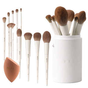 Beauty Planet Premium Juego <span class=keywords><strong>de</strong></span> brochas <span class=keywords><strong>de</strong></span> pelo para mujer <span class=keywords><strong>de</strong></span> 12 piezas Base Colorete Corrector Maquillaje <span class=keywords><strong>de</strong></span> cejas Productos <span class=keywords><strong>de</strong></span> belleza facial - Product Image 4