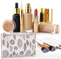Trousse à crayons de voyage multifonctionnelle avec Logo personnalisé pour femmes et filles, sac cosmétique mignon en toile à fermeture éclair