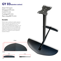 Kit de foil GY03 Hydrofoil unisexe avec logo personnalisé, planche de paddle surf pour la propulsion par kite et aile de vent en mer, sport nautique, foil wingfoil