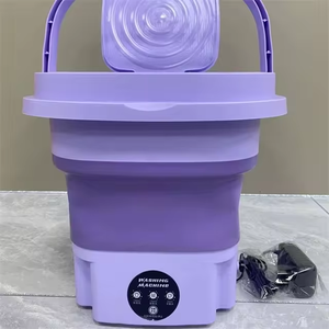 Nouvelle mini-lave-linge portable pliable de 8 L pour la maison, idéale pour les vêtements de bébé - Product Image 5