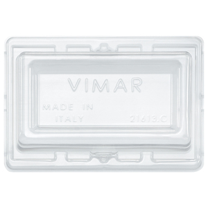 Cache-interrupteur mural VIMAR 10,5x7,1x3 en plastique transparent Fabriqué en Italie - Product Image 1