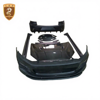 Kit de carrosserie de remplacement R-port Style CF + FRP pour pièces de carrosserie de voiture Volkswagen Golf 6 Auto
