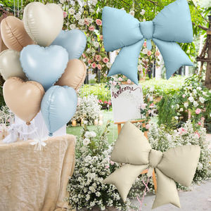 La decorazione per festa di <span class=keywords><strong>compleanno</strong></span> con palloncino a forma di fiocco colorato opaco a forma di fiocco offre un nuovo stile con fiocco per festa nuziale <span class=keywords><strong>palloncini</strong></span> di elio - Product Image 5