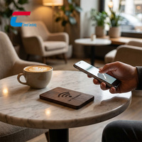 Conecta a Todos a Wi-Fi en Segundos: Placa de Madera NFC para Conexión Wi-Fi con Etiqueta Inteligente NFC en Pared/Mesa