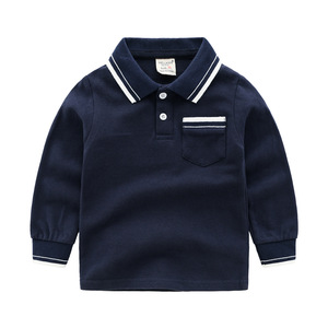 T-shirt décontracté à <span class=keywords><strong>manches</strong></span> <span class=keywords><strong>longues</strong></span> pour garçons Printemps Nouveau design <span class=keywords><strong>Polo</strong></span> pour enfants T-shirt à <span class=keywords><strong>manches</strong></span> <span class=keywords><strong>longues</strong></span> pour bébé pour le commerce extérieur transfrontalier - Product Image 5