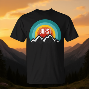 Camiseta Retro Vintage con Diseño de Atardecer, Ropa Promocional Elegante con Diseño Clásico Retro - Product Image 3