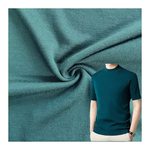 Tecido de tricô para roupas com capuz Jersey 100% lã Merino de alta qualidade
