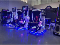 Simulateur VR 9D à 360 degrés, prix d'usine, fauteuil de mouvement VR, manèges VR, simulation de vol