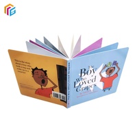 Livre en carton d'éducation de haute qualité impression douane enfants Story Board Service d'impression de livre à la demande
