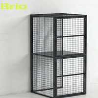 Meuble de bureau BRIO à double porte battante sur mesure, compatible avec les classeurs pour l'organisation et l'archivage des documents