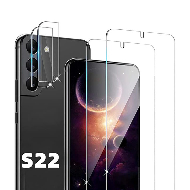 Factory Supply Original High Quality Tempered Glass Screen Protector for Samsung S22 / S22 Plus/ A52S / A23 /A33