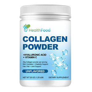 Collagène en poudre de haute qualité, favorise l'élasticité de la peau, des articulations saines pour une vie active, complément alimentaire à l'acide hyaluronique - Product Image 1