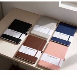 Leather Customized logo Personalized Jornals Manifestation Thick <b>Notebooks</b> for Men and Women - Product Image 2