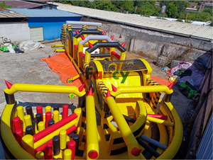 Curso <span class=keywords><strong>de</strong></span> obstáculos inflable flotante certificado CE campo <span class=keywords><strong>de</strong></span> entrenamiento al aire libre para niños y carrera <span class=keywords><strong>de</strong></span> obstáculos con un castillo inflable - Product Image 2