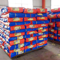 Bâche agricole en PE imperméable, résistante aux déchirures, en poly tissé avec bords renforcés pour l'agriculture, l'élevage et les serres