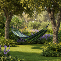 Hamac anti-roulement en nylon pour intérieur/extérieur, chaise suspendue pour balcon et camping, randonnée, capacité de 250 kg, toutes saisons