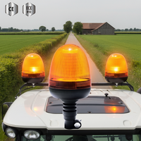 Flache Flexible Rohrhalterung für Beacon 80 SMD 360 °   Drehbarer Intermittierender Blinkgeber ECE R10 Zugelassen IP66 DC 12-24V