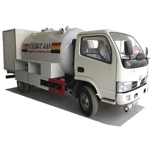 Dongfeng מיני פופולרי 2000 גלונים 5000 גלונים 1000 גלונים מדידת מתקן פרופאן גז בוב טנק משאית חם מכירות