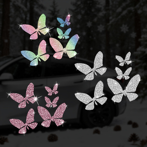 Autocollants décoratifs pour <span class=keywords><strong>voiture</strong></span> en strass brillant, <span class=keywords><strong>papillon</strong></span>, autocollants amusants personnalisés pour vitres de <span class=keywords><strong>voiture</strong></span>, pour <span class=keywords><strong>voiture</strong></span> universelle - Product Image 6