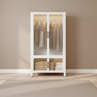 Armoire de chambre personnalisable, ensemble de placards modernes pour chambre et couloir
