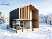 88 ㎡   Villa modulaire abordable entièrement équipée avec salle de bain privée, faible entretien, préfabriquée