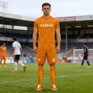 पुरुषों की लुभावनी पॉलिएस्टर सॉकर वर्दी अमेरिकी फुटबॉल जर्सी कस्टम टीम नाम जर्सी फुटबॉल - Product Image 1