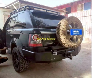 Parachoques trasero de acero todoterreno MANx4 para <span class=keywords><strong>Range</strong></span> <span class=keywords><strong>Rover</strong></span> Sport 2nd Gen <span class=keywords><strong>L320</strong></span> - Product Image 4