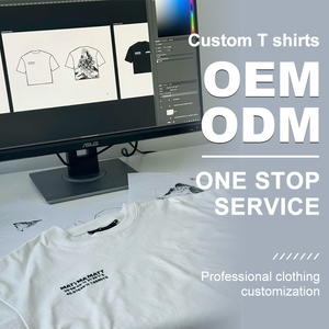 T-shirt Oversize in Cotone Pesante Effetto Usurato con Logo Personalizzato, Stampa Streetwear, Vestibilità Boxy, Unisex, Produttore - Product Image 4