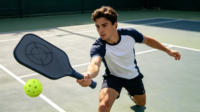 Ensemble de raquettes de pickleball en fibre de carbone 18K approuvé par l'USAPA, 16 mm, logo personnalisé, vente en gros, léger, pour l'entraînement