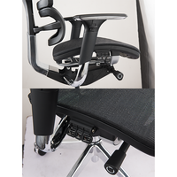 Chaise de bureau ergonomique confortable de haute qualité pour cadre supérieur, chaise de bureau en maille avec repose-pieds
