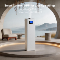 Diffuseur d'arômes professionnel pour hôtels, machine à parfum, nébuliseur d'huiles essentielles, machine à deux fluides en métal 1000ml, compatible smartphone